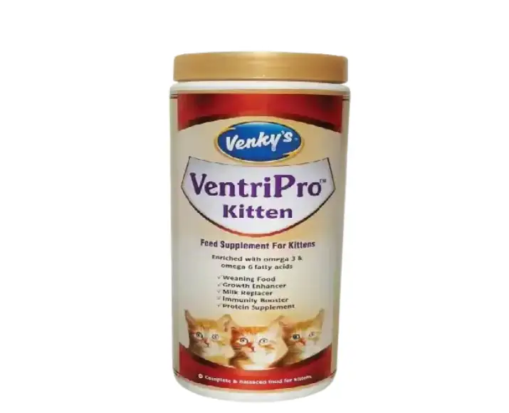 Venkys Ventripro Kitten Weaning Supplement 200gm for Healthy Growth - PetMedicine.co