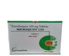 Vetoquinol Meriquin 150 MG Tablets for Dogs and Cats - PetMedicine.co