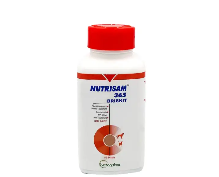 Vetoquinol Nutrisam 365 Calcium Supplement for Dogs and Cats – PetMedicine.co