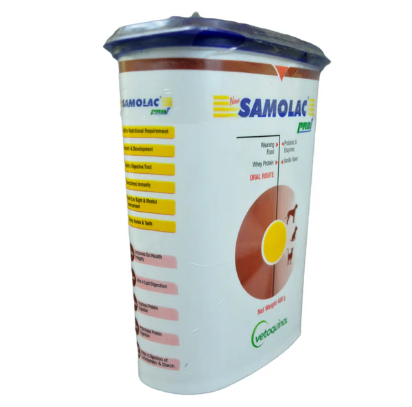 Buy Vetoquinol Samolac Pro Milk Replacer for Puppies and Kittens 400gm - PetMedicine.co