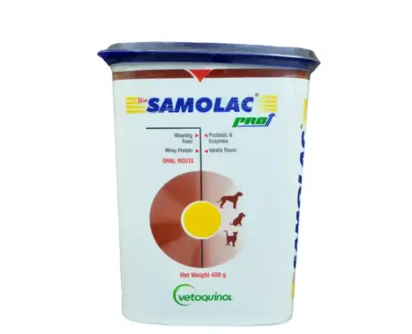Vetoquinol Samolac Pro Weaning Supplement for Dogs and Cats 400gm - PetMedicine.co