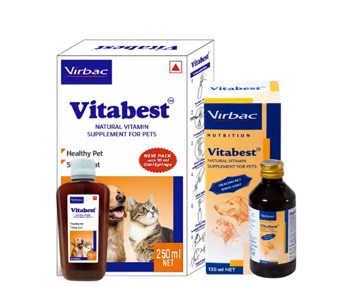 Virbac Vitabest Multi Vitamin Supplement for Dogs and Cats 250ml – PetMedicine.co