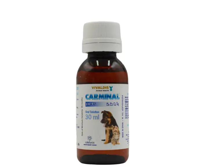 Vivaldis Carminal Syrup for Dogs and Cats 30ml - PetMedicine.co