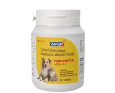 Zenex Nutrical CA Tablets for Dogs and Cats 30 Tablets – PetMedicine.co