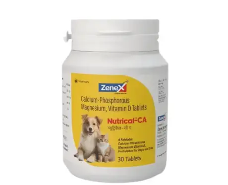 Zenex Nutrical CA Tablets for Dogs and Cats 30 Tablets – PetMedicine.co