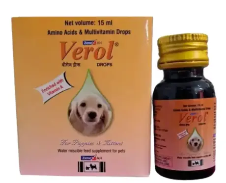 Zenex Verol Drops multivitamin for dogs and cats 15ml – PetMedicine.co