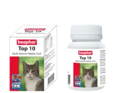 Beaphar Top 10 Cats Multivitamin Tablets 60 Pack PetMedicine.co