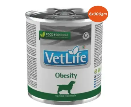 Farmina Vet Life Obesity Dog Wet Food 300gm weight management PetMedicine.co