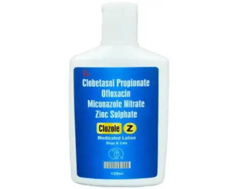 Sihil Clozole Z Lotion for Dogs and Cats,120 ML atPetmedicine.co atPetmedicine.co