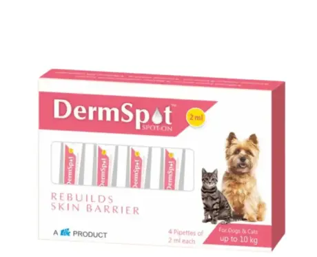Ttk DermSpot Spot on skin barrier care for dogs and cats PetMedicine.co