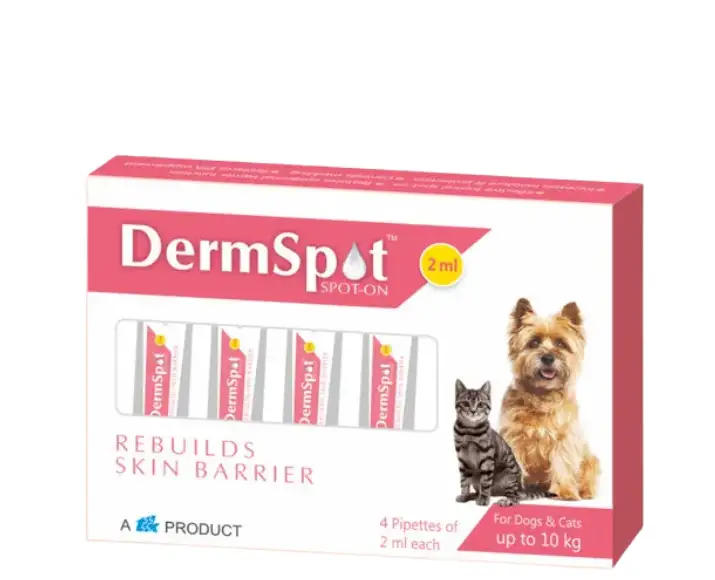 Ttk DermSpot Spot on skin barrier care for dogs and cats PetMedicine.co