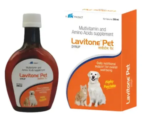 Ttk Lavitone Syrup multivitamin for dogs and cats PetMedicine.co