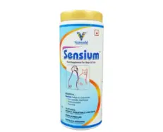 Venkys Sensium powder feed supplement for dogs and cats PetMedicine.co