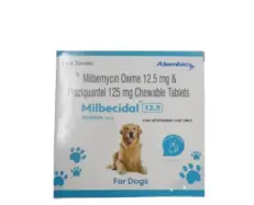 Alembic Milbecidal 12.5 MG Deworming Tablets for Dogs PetMedicine.co
