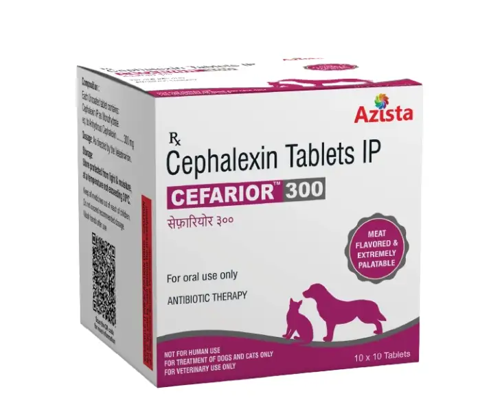 Azista Cefarior 300 MG cephalexin tablets for dogs and cats PetMedicine.co