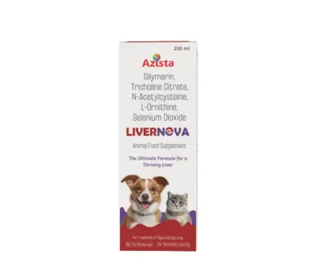 Azista LiverNova Herbal Liver Tonic for Dogs and Cats PetMedicine.co
