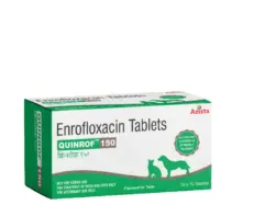 Azista Quinrof 150 MG Enrofloxacin Tablets for Dogs and Cats PetMedicine.co