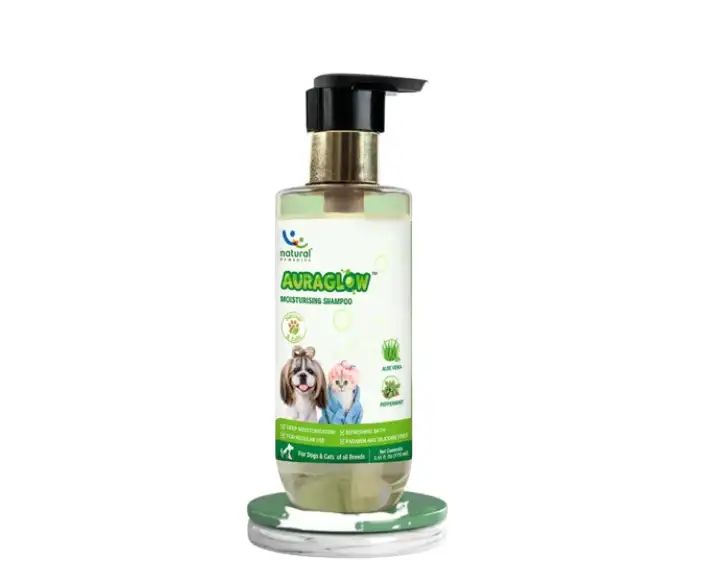 Natural Remedies Auraglow Moisturizing Shampoo for Dogs and Cats PetMedicine.co