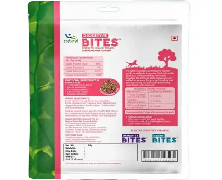 Digestive Bites chew treats for dog gut health PetMedicine.co