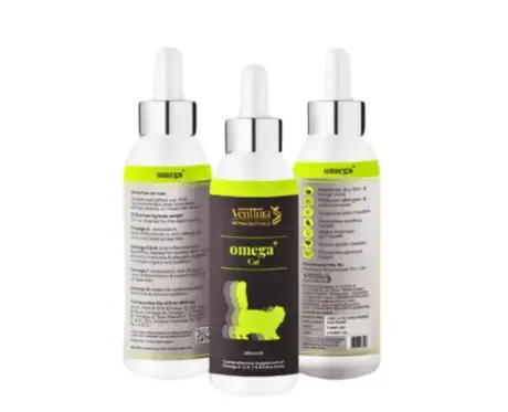 Venttura Omega Plus Cat Supplement for Healthy Skin and Coat PetMedicine.co