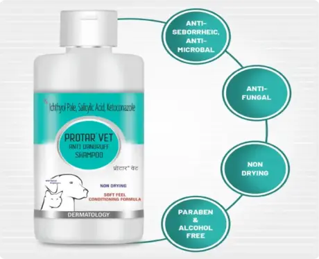 Aranex Protar Vet Anti Dandruff Shampoo for Dogs and Cats PetMedicine.co