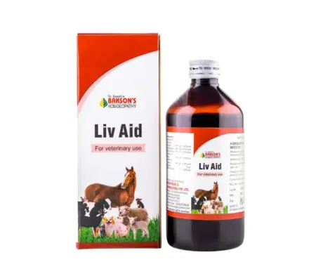 Bakson Veterinary Liv Aid Syrup 200ml for pets and farm animals PetMedicine.co