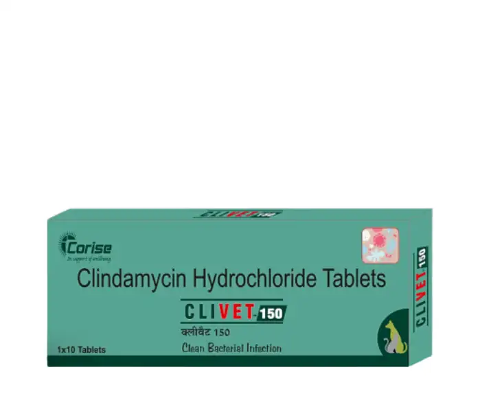 Corise Clivet 150 MG Tablet for Dogs and Cats 10 Tablets PetMedicine.co