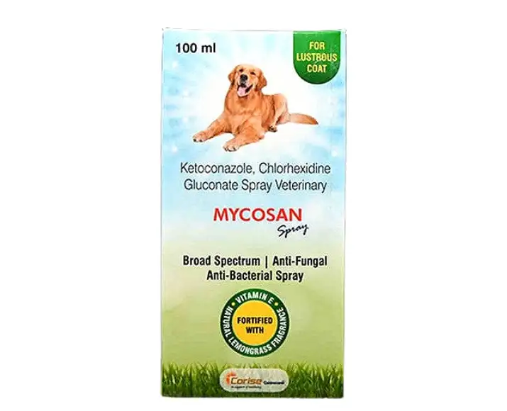 Corise Mycosan Spray 100ml for Dogs Anti-Bacterial Skin Care PetMedicine.co