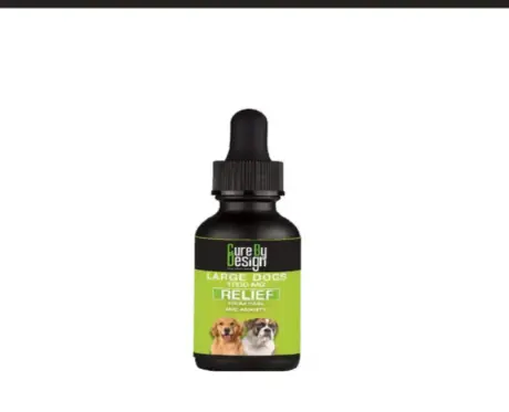CBD calming oil for large dogs Cure By Design PetMedicine.co