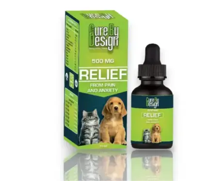 Cure By Design Relief 500 MG CBD Oil for Cats and Dogs – PetMedicine.co
