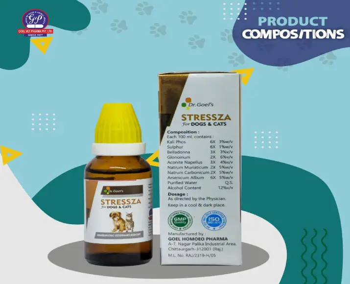 STRESSZA Stress Relief Medicine for Pets 30ml PetMedicine.co