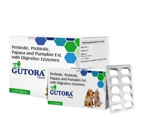 Gutora Tablets for Pets 10 Tablets Digestive Care PetMedicine.co