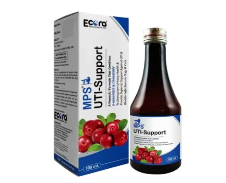 Ecora MPS UTI Support Syrup 100ml for Dogs and Cats PetMedicine.co