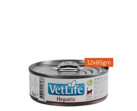 Farmina Vetlife Hepatic Cat Wet Food 85gm for liver support PetMedicine.co