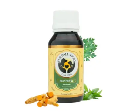 Fur Ball Story Fev Pet Pro 60ml Fever Syrup for Dogs & Cats PetMedicine.co