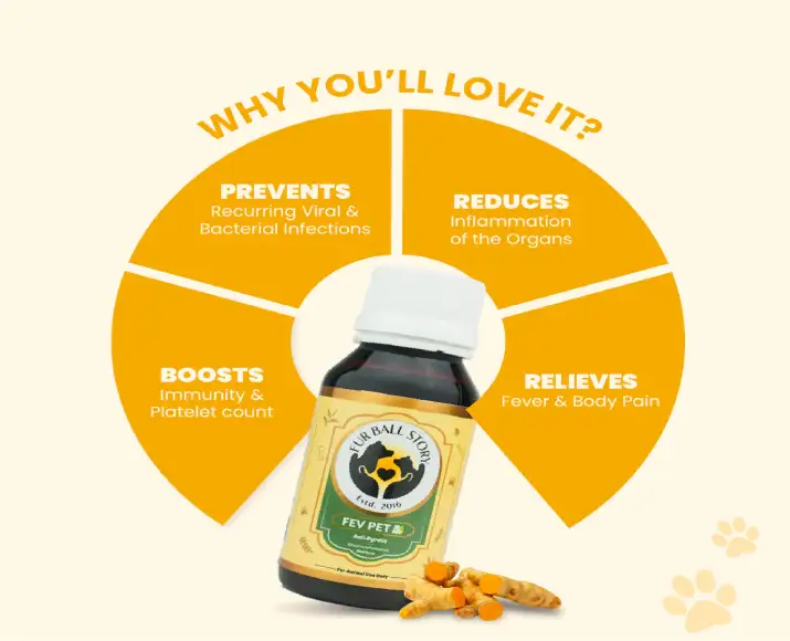 Fur Ball Story Fev Pet Pro Cough & Cold Relief for Pets PetMedicine.co