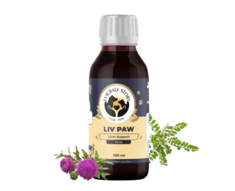 Fur Ball Story Liv Paw Liver Support Syrup for Dogs 100ml PetMedicine.co