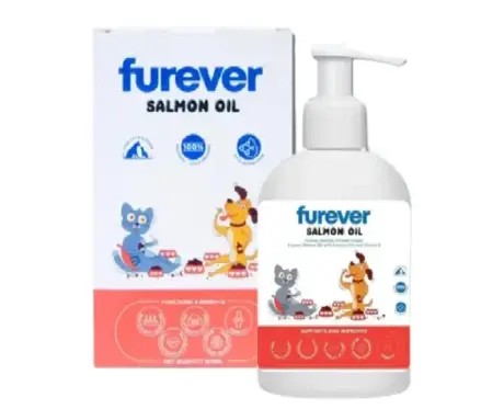 Furever Salmon Oil 500ml for Dogs & Cats Skin Support PetMedicine.co