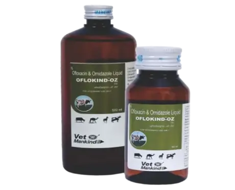 Mankind Oflokind OZ Antibiotic Suspension 60ml PetMedicine.co