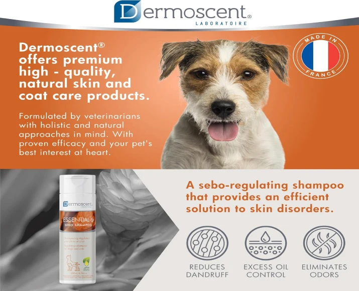 Savavet Dermoscent Essential 6 Sebo Shampoo for Oily Skin in Pets PetMedicine.co