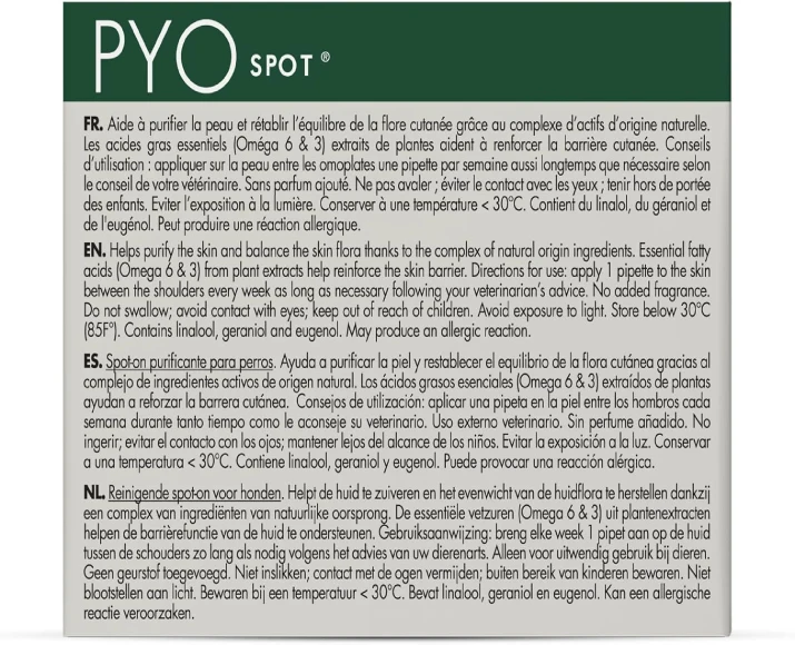 Savavet Dermoscent Pyospot Small 0–10kg for Dogs at PetMedicine.co