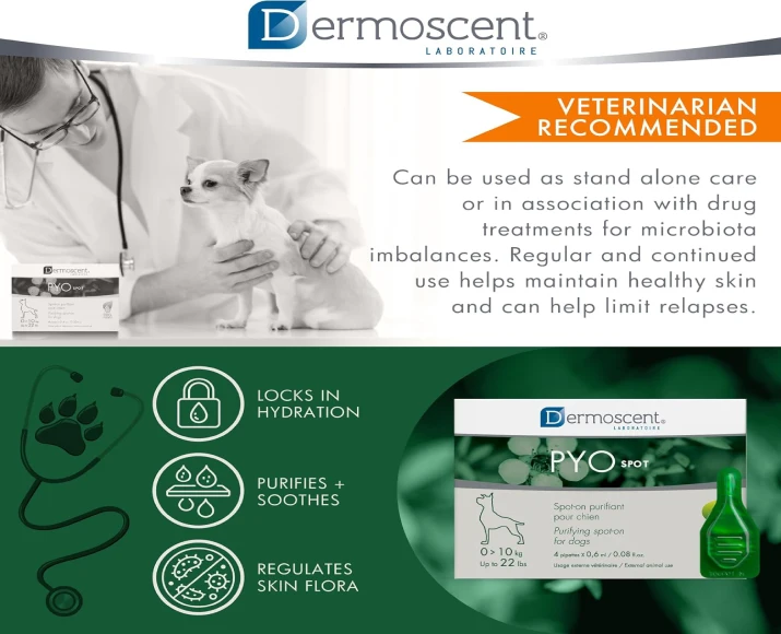 Savavet Dermoscent Pyospot Small for Dogs 0 to 10kg PetMedicine.co