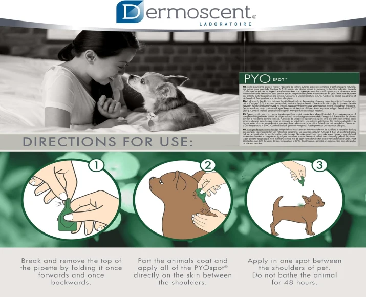 Savavet Dermoscent Pyospot Small for Dogs 0 to 10kg PetMedicine.co