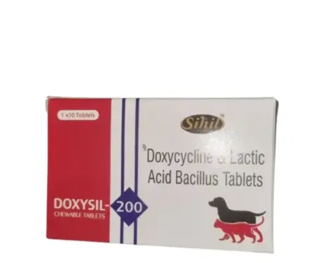 Sihil Doxysil 200 MG Doxycycline Tablet for Dogs & Cats at PetMedicine.co