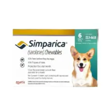 Zoetis Simparica 40 MG 6 Tablets for Dogs 10-20kg PetMedicine.co