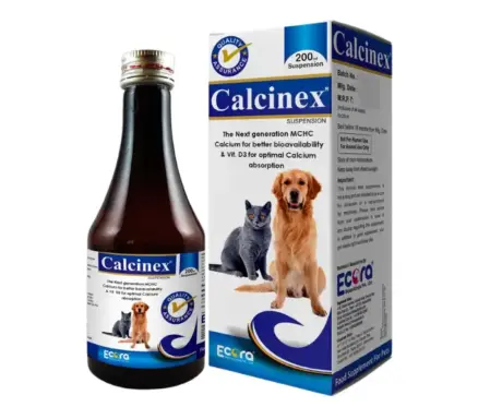 Ecora Calcinex Calcium Supplement Suspension for Pets 200ml PetMedicine.co