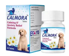 Ecora Calmora Tablets for Pets calming supplement 30 tablets PetMedicine.co