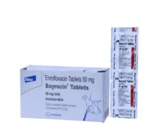 Elanco Bayrocin Tablets 50 MG (Enrofloxacin) for Dogs and Cats, 10 Tablets atPetmedicine (6)