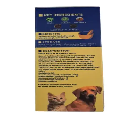 Fur Ball Story Purrbark respiratory relief syrup for pets PetMedicine.co