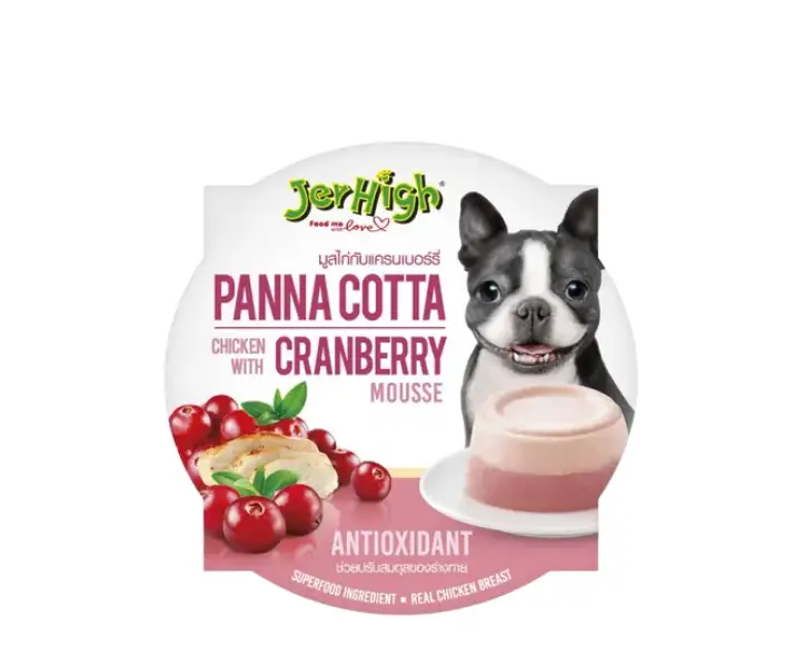 JerHigh Cranberry Mousse Dog Wet Food 70gm PetMedicine.co